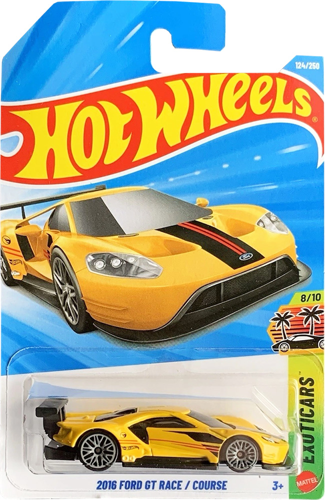 ホットウィール フォード GT ビンテージ レーシング 2016 Ford GT Race Hot Wheels 2026 Treasure Hunt - HWtreasure.com