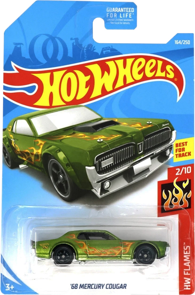 ホットウィール　68マーキュリー　クーガー 2019 スーパートレジャーハント 68 Mercury Cougar Hot Wheels 2019 Super Treasure Hunt - HWtreasure.com