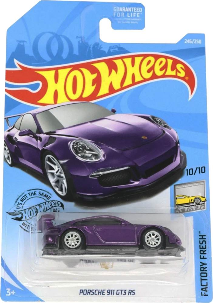 Porsche 911 GT3 RS ホットウィールスーパートレジャーハン Porsche 911 GT3 RS Hot Wheels 2019 Super Treasure Hunt