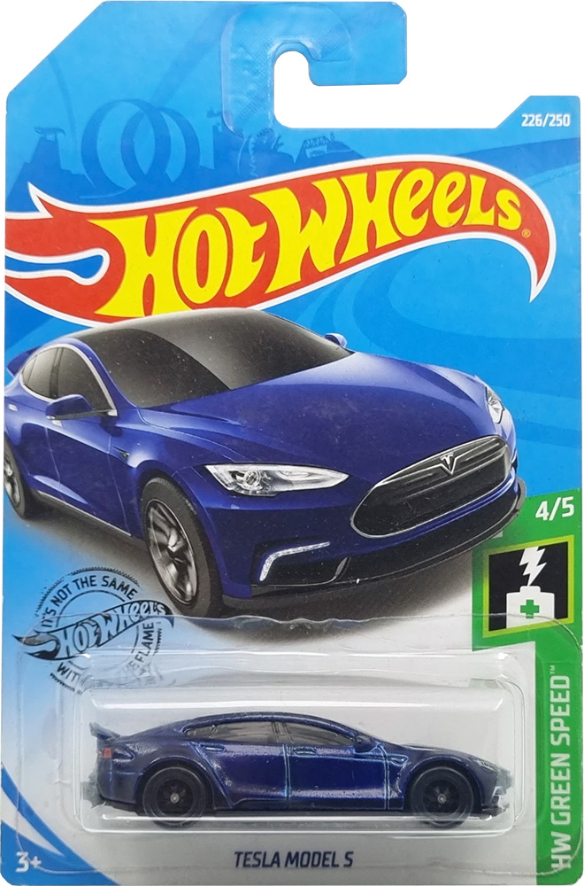 ホットウィール テスラ　モデルS - 2019 スーパートレジャーハント Tesla Model S Hot Wheels 2019 Super Treasure Hunt - HWtreasure.com