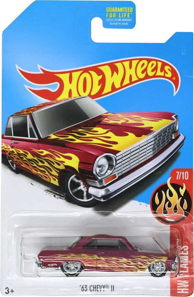 63 Chevy II Hot Wheels 2017 Super Treasure Hunt - HWtreasure.com