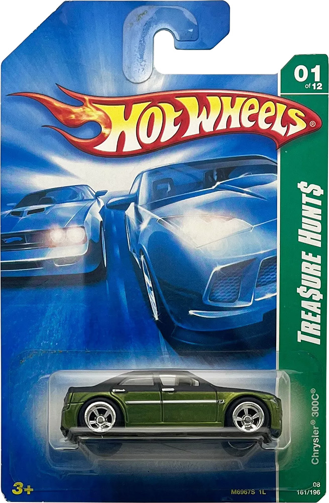 MYSTERY C-HT411 7W(21°) 8X Chrysler 300C Hot Wheels 2008 Super Treasure Hunt - HWtreasure.com