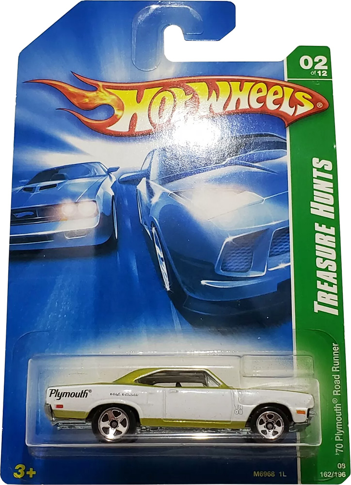 70 Plymouth Road Runner Hot Wheels 2008 Treasure Hunt - HWtreasure.com