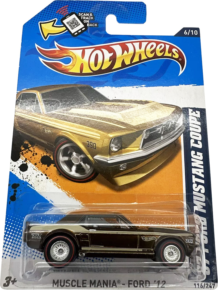 67 Ford Mustang Coupe Hot Wheels 2012 Super Treasure Hunt