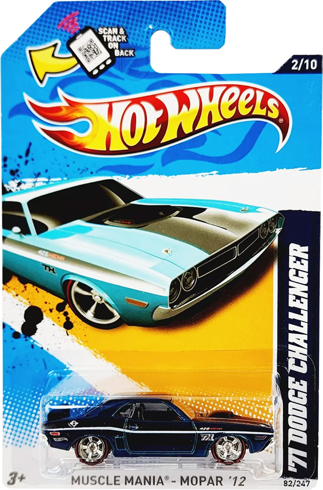 71 Dodge Challenger Hot Wheels 2012 Super Treasure Hunt