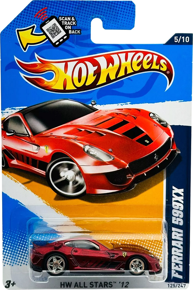 ホットウィール 599XX STH Ferrari 599XX Hot Wheels 2012 Super Treasure Hunt - HWtreasure.com