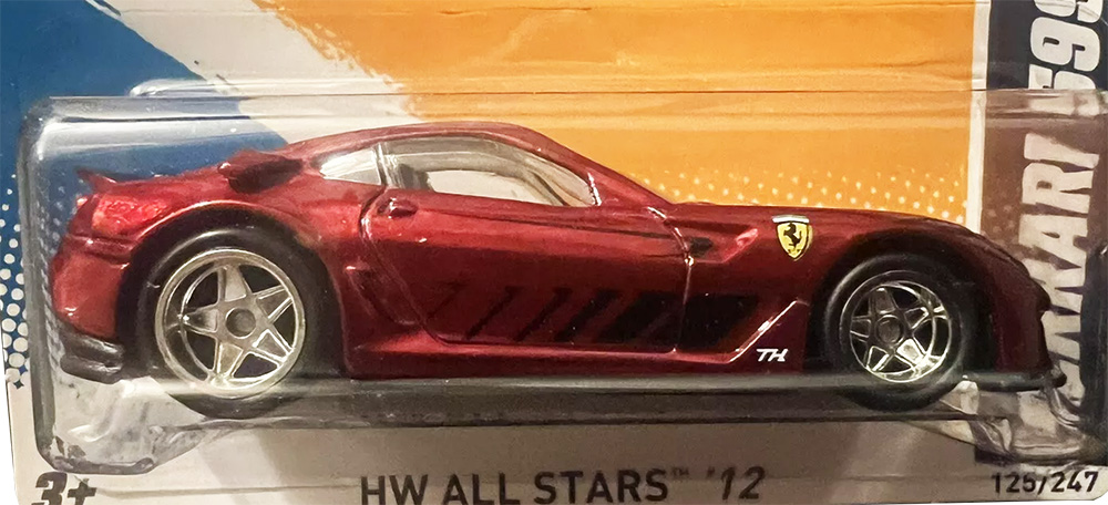 Ferrari 599XX Hot Wheels 2012 Super Treasure Hunt - HWtreasure.com