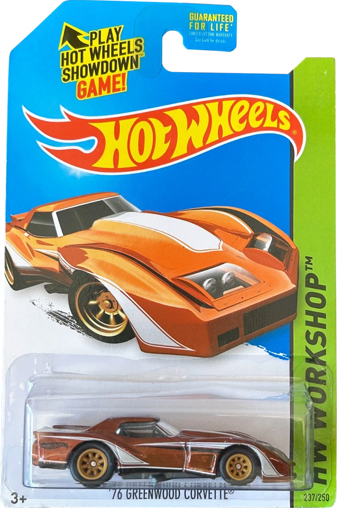 76 Greenwood Corvette Hot Wheels 2014 Super Treasure Hunt